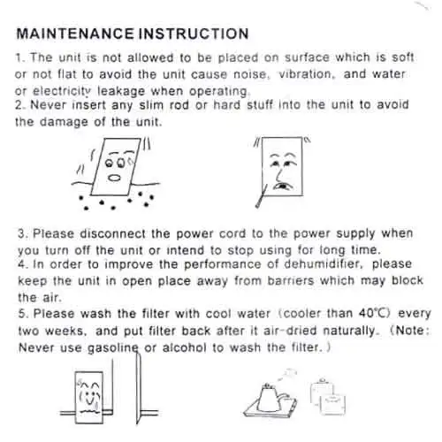 65 Liter Dehumidifier to Control The Level of Moisture