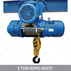 SG-RH5T12M Electric Wire Rope Hoist 5 Ton with Trolley