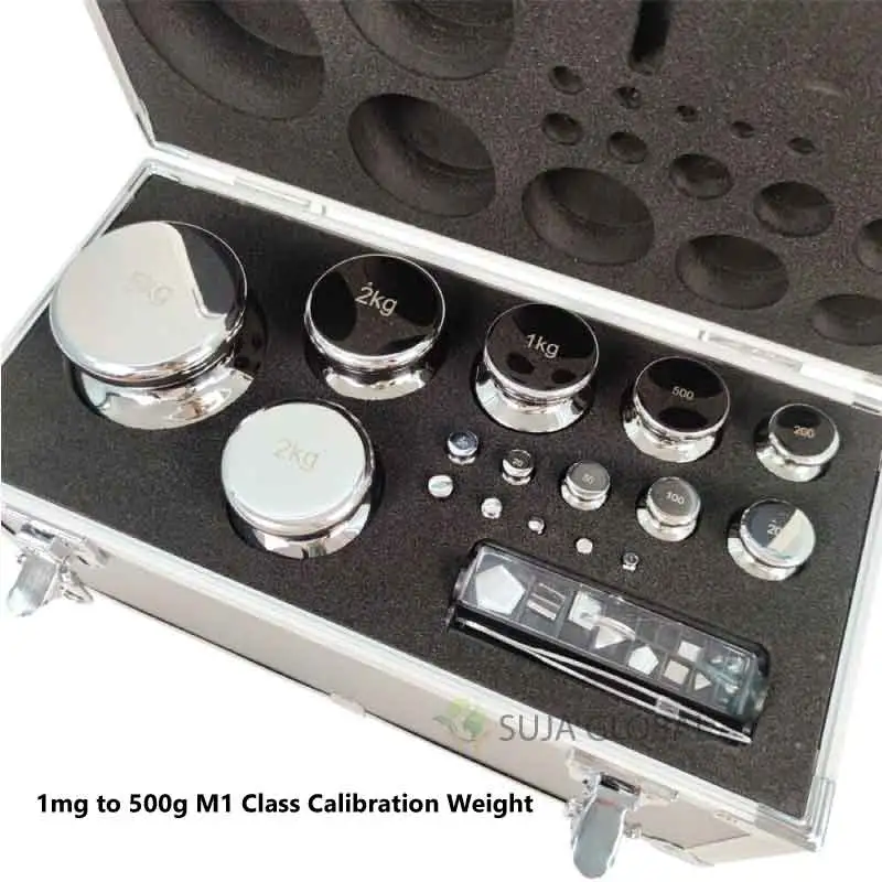 Precision Perfected 1mg to 5Kg M1 Class Calibration Weight Set