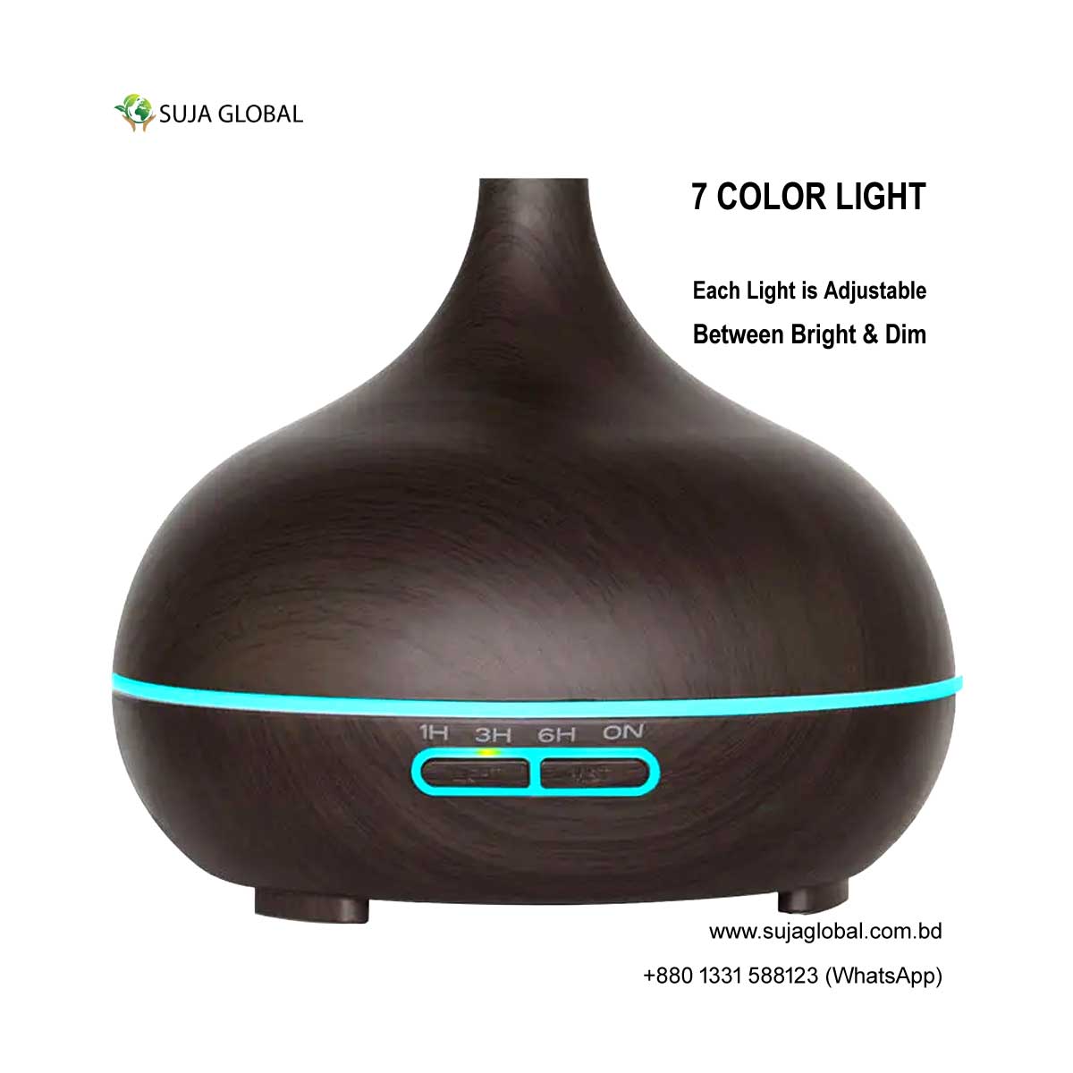Aroma Diffuser (7 LED color option , 24V) Price in Bangladesh SG