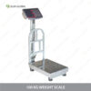 Buy 100 Kg Heavy Duty Digital Platform Weight Scale with MS & SS heavy body, stable wheels, dual display, Perfect for warehouses, and industrial use.