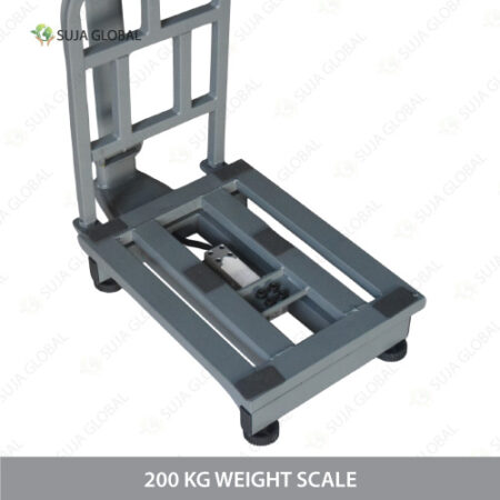 Buy 200 Kg Heavy Duty Digital Platform Weight Scale with MS & SS heavy body, stable wheels, dual display, Perfect for warehouses, and industrial use.