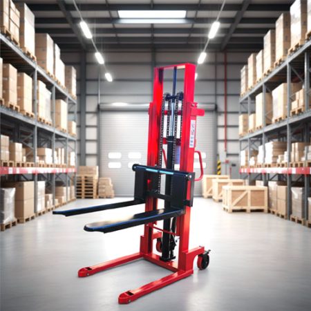 Alternative view of 2T 3M Manual Hydraulic Stacker – 2000 kg Load Capacity | SGMS-2T3M